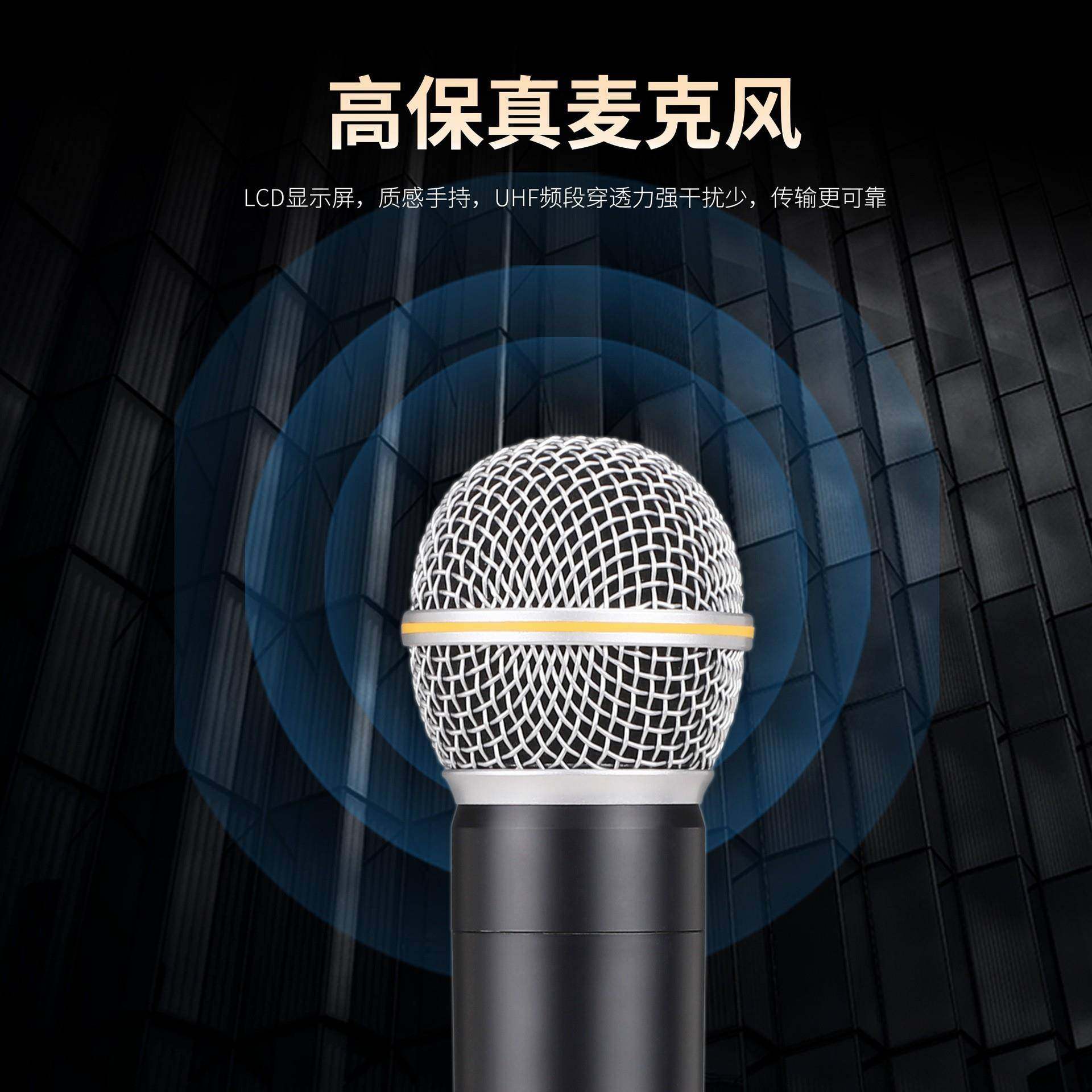 无线麦克风一拖二专业KTV家用唱歌手持无线动圈话筒全套,淘宝优惠券,粉丝福利购,淘宝优惠卷