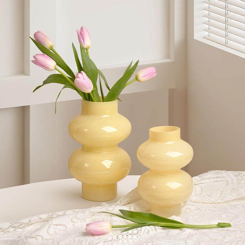 贝汉美玻璃花瓶高级感家居客厅插花玄关餐桌装饰摆件水培花器,淘宝优惠券,粉丝福利购,淘宝优惠卷