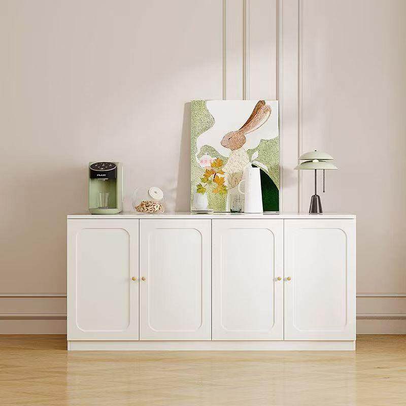 实木餐边柜奶油风客厅餐厅收纳储物柜简约靠墙多功能柜卧室斗柜,淘宝优惠券,粉丝福利购,淘宝优惠卷