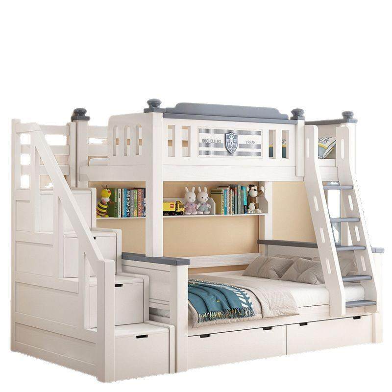 全实木儿童床上下床两层高低床樱桃木子母床小户型上下铺木床双层,淘宝优惠券,粉丝福利购,淘宝优惠卷