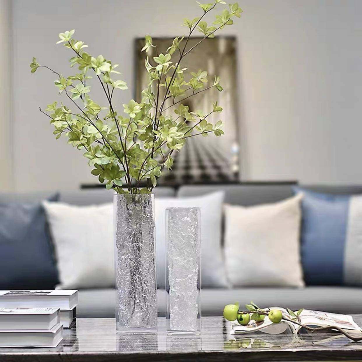 北欧简约透明树脂花瓶家居客厅软装饰品创意餐桌花插花器工艺摆件,淘宝优惠券,粉丝福利购,淘宝优惠卷