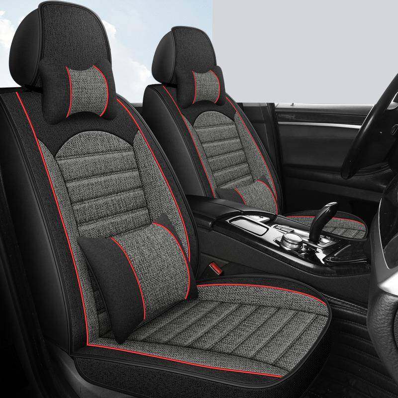 2024年新款全包亚麻汽车坐垫四季通用,淘宝优惠券,粉丝福利购,淘宝优惠卷