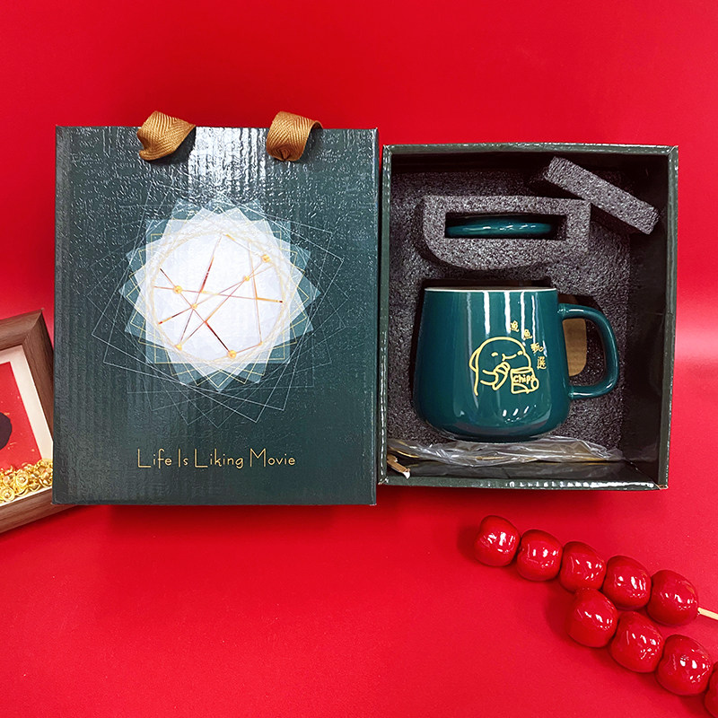 【鱼鱼甄选】水杯马克杯陶瓷杯子咖啡杯茶杯水杯简约高颜值