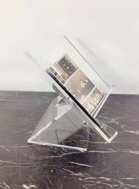 装现简约代亚克样力书架创意1706杂志架摆件板房售楼处书房软饰品