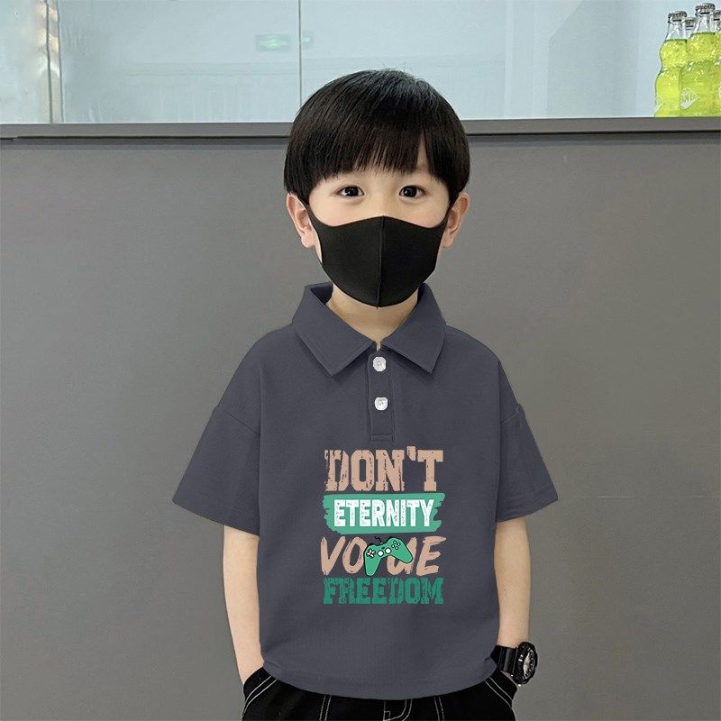 男童Polo领短袖2024新款夏季宝宝休闲男孩百搭洋气翻领夏装T恤衫,淘宝优惠券,粉丝福利购,淘宝优惠卷