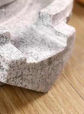 石磨盘小石磨用家用手工手磨豆石磨家VGB摇迷你浆手推石磨磨浆机