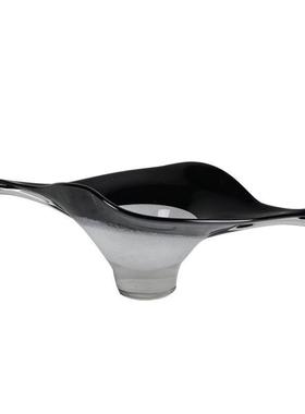 现代约尖嘴鱼TB644357型玻璃果盘楼摆软装饰品售件部样板间客厅餐