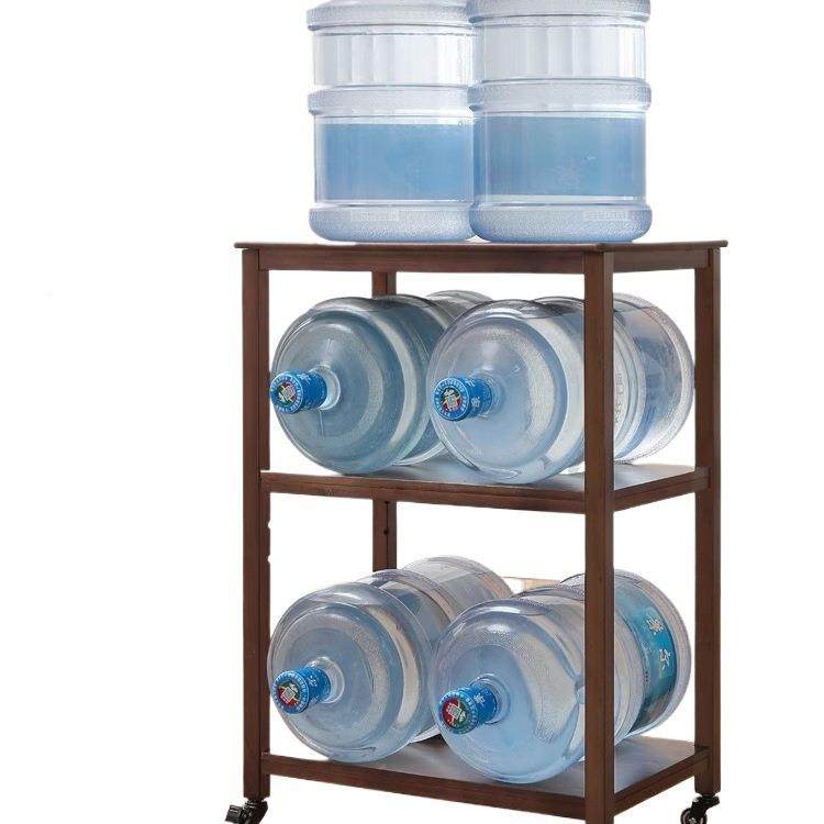 实木厨房微波炉烤箱置架落地餐F96S6M7H机边三层多层纳收柜打印储 - 图3