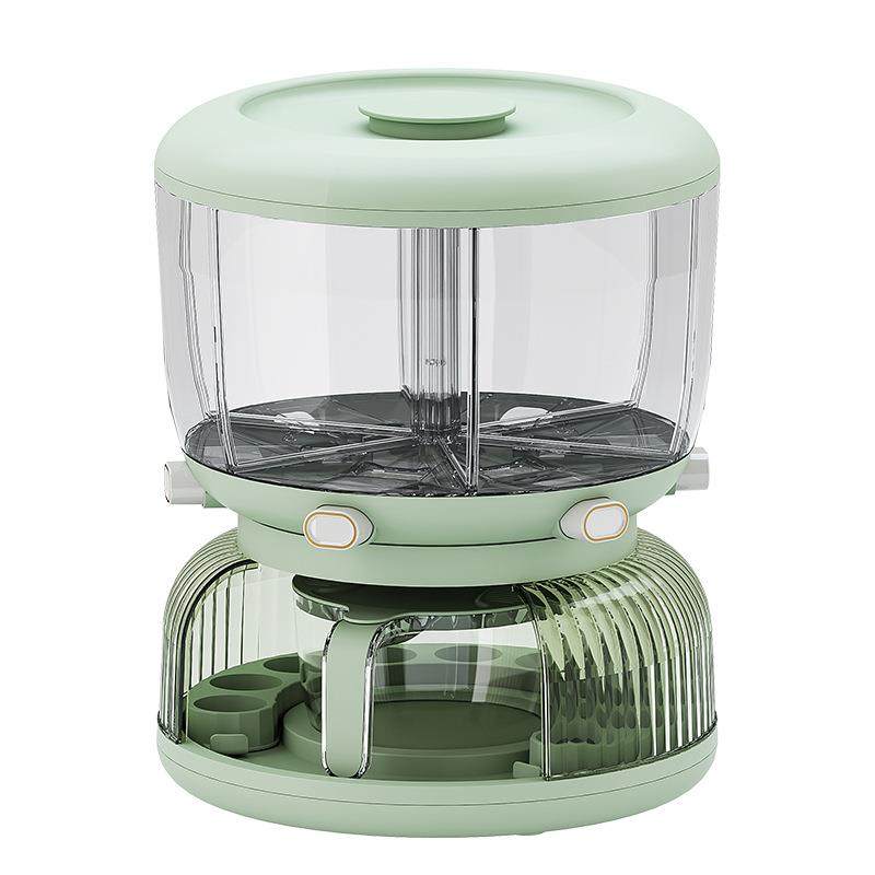 五谷杂粮收纳盒旋转分格米桶双层鸡蛋收纳盒家用密封大容量杂粮桶,淘宝优惠券,粉丝福利购,淘宝优惠卷