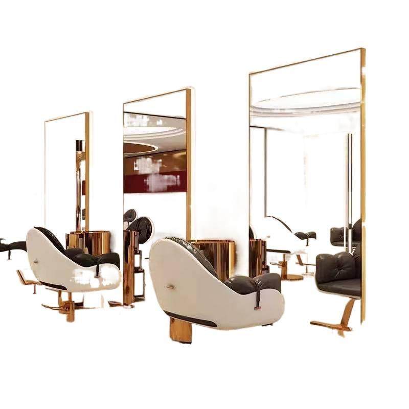 RHZ引台带灯镜大通发美店红子烫染网理发店发廊专用落地剪发挂墙,淘宝优惠券,粉丝福利购,淘宝优惠卷