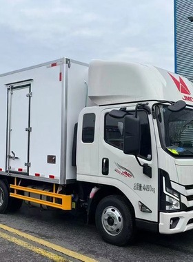 出口五十铃冷藏车8.6米冷藏车海鲜冷藏保温车布隆迪