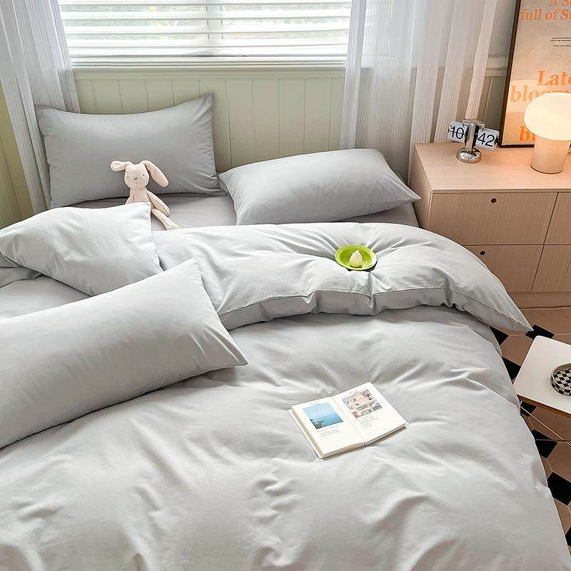 A类冬季加厚100全棉磨毛床上四件套纯棉床品被套床单三件套床笠男,淘宝优惠券,粉丝福利购,淘宝优惠卷