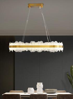 北欧设计师创意大气时尚吊灯后现代简约客厅餐厅艺术水晶玻璃吊灯