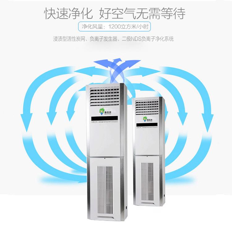 Business cabinet new air purifier room office style intelligent purifier 12BJY00 air volume cabinet machine factory