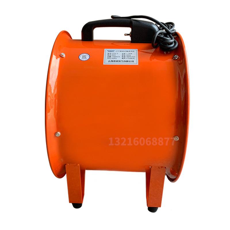 C5TF5-2/4手提式CUN便携工轴业管道通风机20寸通风排气用0流风机0 - 图2