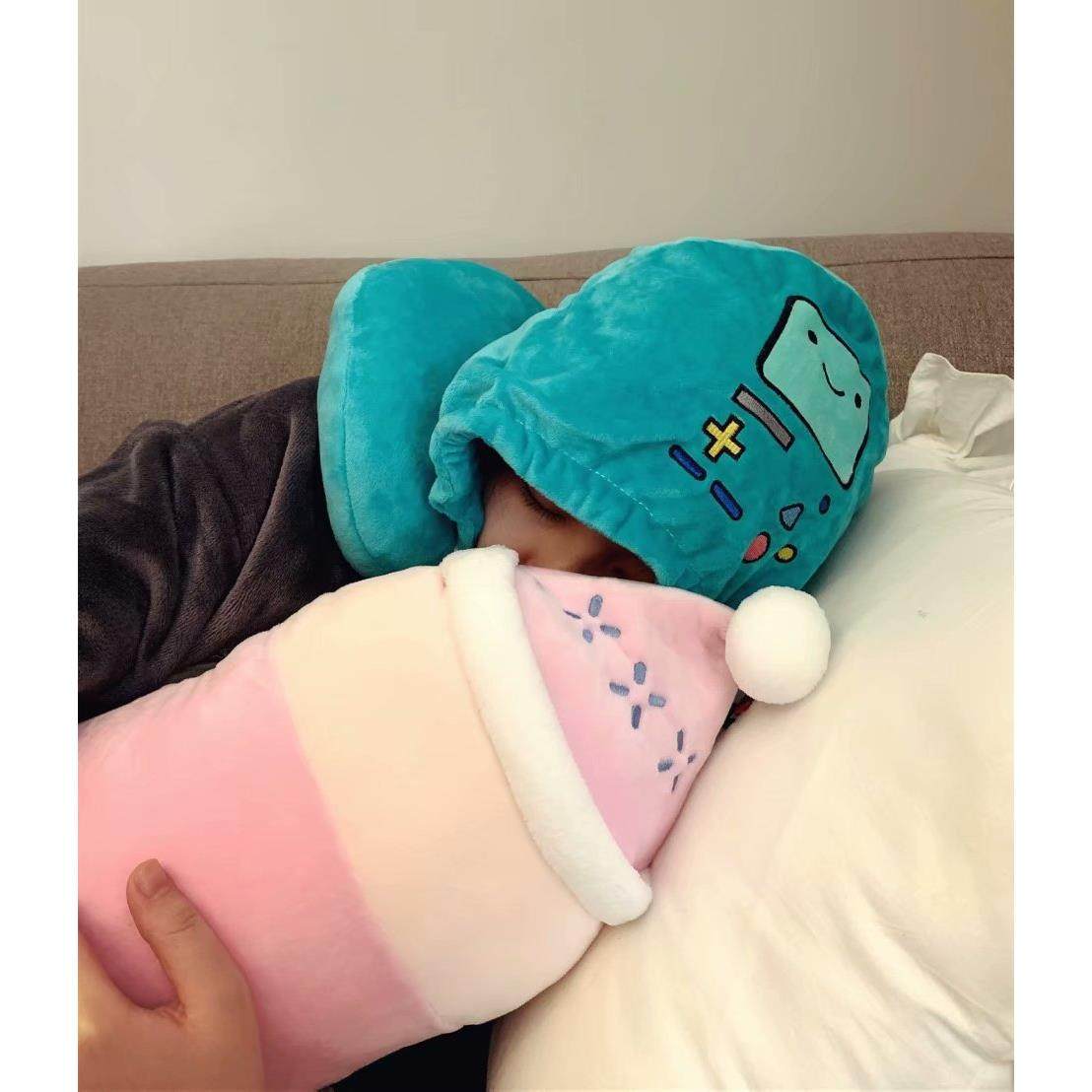 创意毛绒舒适带帽U枕旅行颈枕U型枕办公室宿舍午睡枕,淘宝优惠券,粉丝福利购,淘宝优惠卷