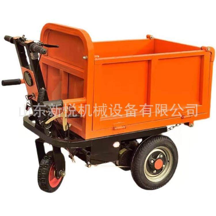 建筑工地灰斗车小型工地电动手推翻斗车三开门可变平板,淘宝优惠券,粉丝福利购,淘宝优惠卷