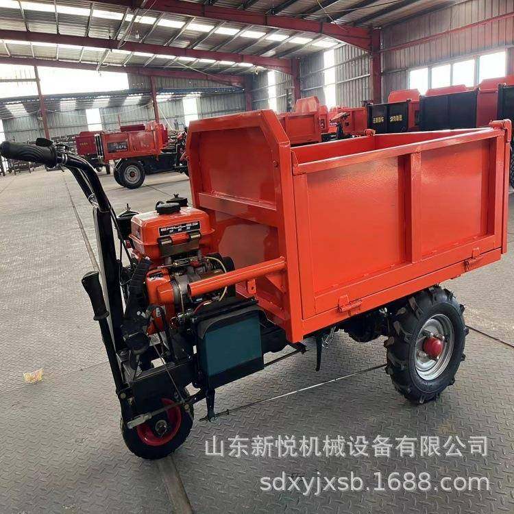 建筑工地灰斗车小型工地电动手推翻斗车三开门可变平板,淘宝优惠券,粉丝福利购,淘宝优惠卷