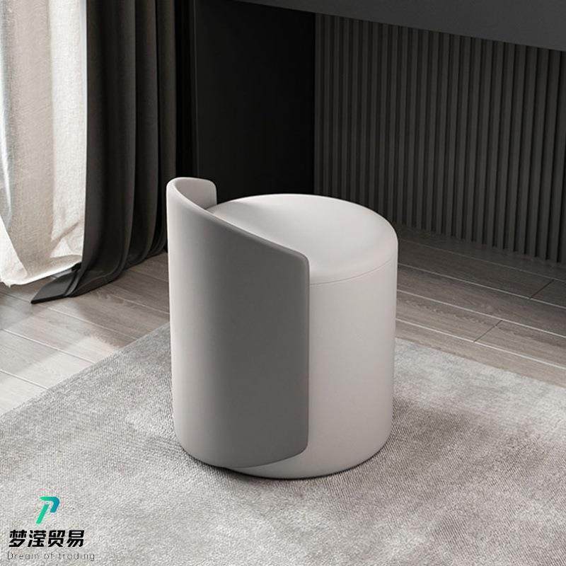 北欧化妆凳家用梳妆台凳子网红拍照现代客厅轻奢椅简约美甲矮圆凳,淘宝优惠券,粉丝福利购,淘宝优惠卷