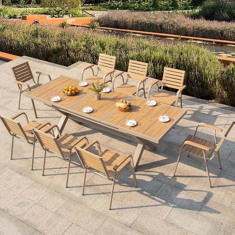 户外塑木桌椅庭院防水防晒露天阳台休闲塑木桌椅花园现代室外桌椅,淘宝优惠券,粉丝福利购,淘宝优惠卷