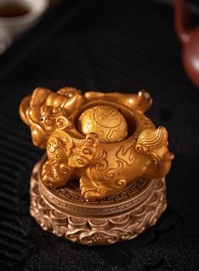 创道意变色喷水貔貅品可养招财茶盘台功夫茶具64510416茶茶配件茶