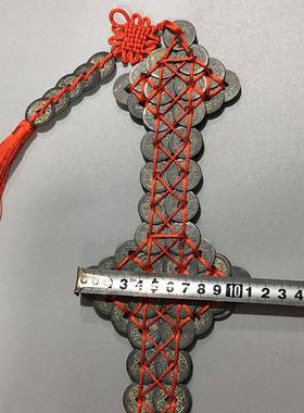 玩古董TJ01杂铜件做旧仿古制四号钱箭五帝铜编钱宝剑古地摊摆件