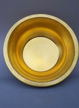 手工加厚铜盆锻造黄铜脸盆大婚嫁妆盆SPA足浴洗泡脚盆洗pp老铜盆