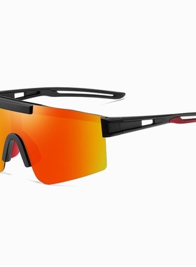 自行车户外骑行偏光墨镜男女时尚帅气运动跑步登山太阳眼镜防风沙