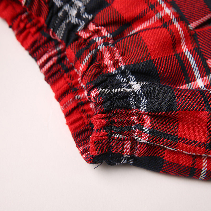 儿童格子半身裙女童裙子中小学生短裙红色格子裙校服裙女孩演出裙,淘宝优惠券,粉丝福利购,淘宝优惠卷