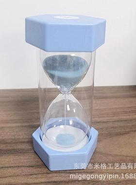 厂家销马卡龙套装沙漏0/0/30分钟计直时器防1摔款摔不马卡-01坏塑