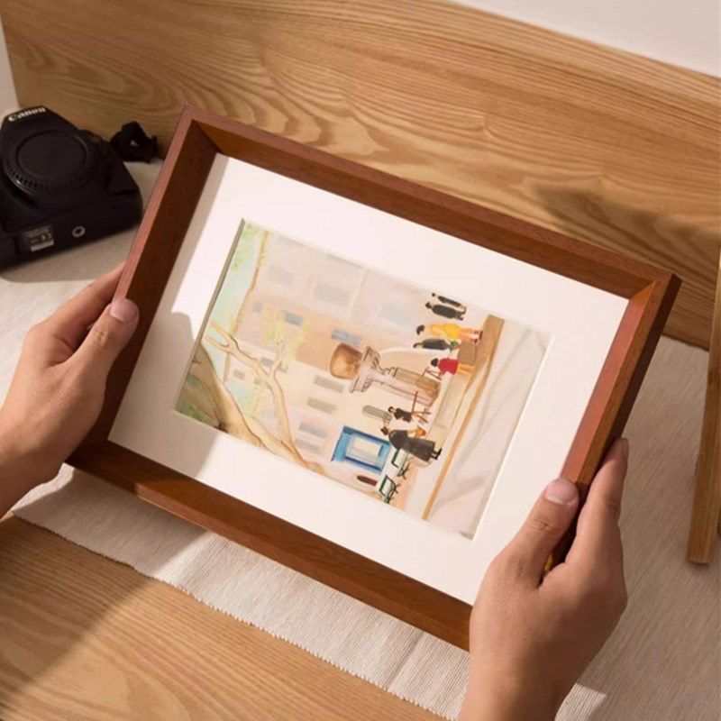 实木大相框挂墙装裱a3素描画框空框8k拼图框定制任意尺寸框架裱框,淘宝优惠券,粉丝福利购,淘宝优惠卷