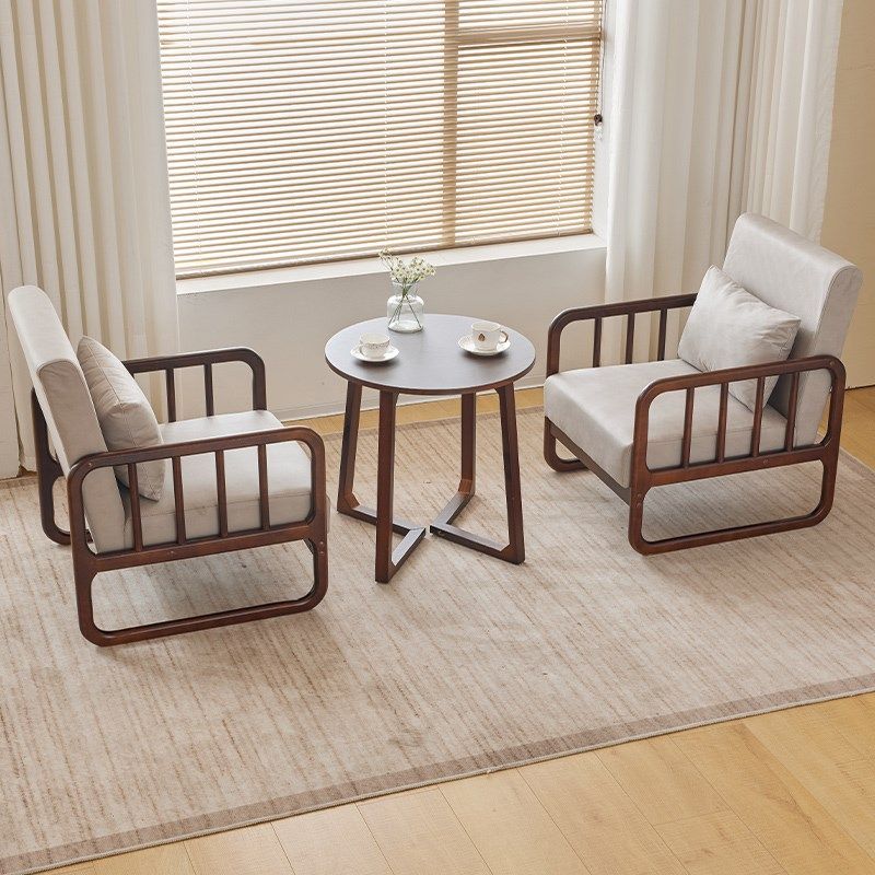 阳台椅实木单人沙发懒人休闲椅家用客厅洽谈茶桌椅民宿休息椅组合,淘宝优惠券,粉丝福利购,淘宝优惠卷