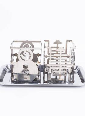 表桶架道不锈表钢寿字纹筒架葫芦样表纹筒道纹士文一体表桶