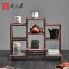 Yibendao solid wood Bogu rack tea set tea cup storage rack display rack storage shelf purple sand pot display rack Duobao
