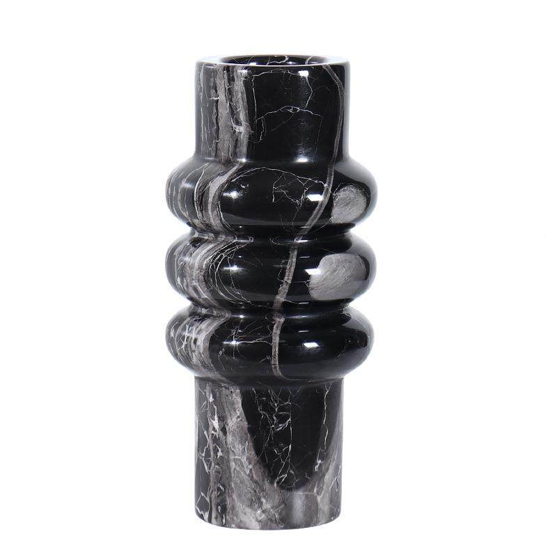 现代轻奢创意柜大理石头花器花HP047瓶餐桌边柜摆件板间样床装饰,淘宝优惠券,粉丝福利购,淘宝优惠卷