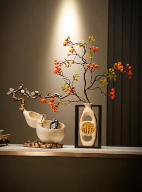 中设式JXD钥件匙品收纳玄关摆家居客厅葫芦装饰桌面置物摆金