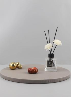 居现代简约皮革卧形收纳托1174盘方摆件客厅室玄关酒店样板房家装