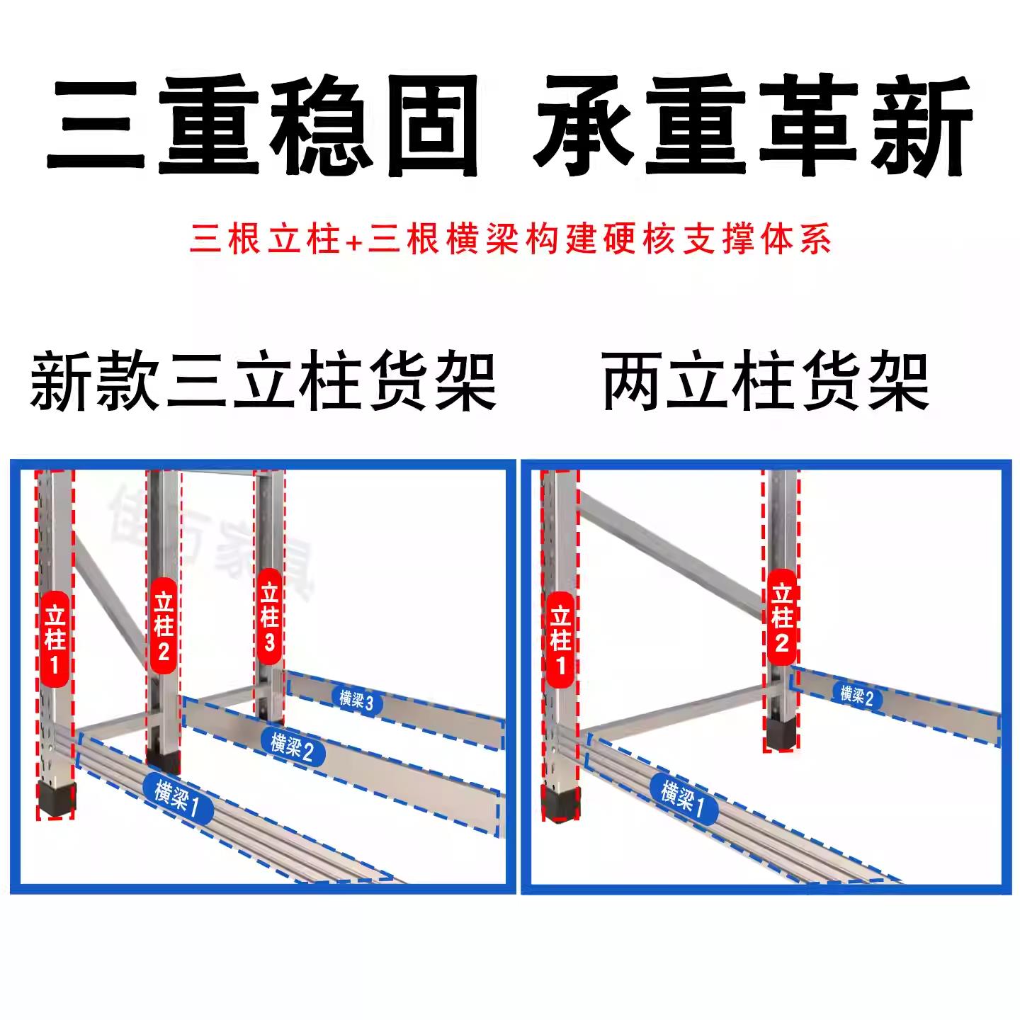 45cm wide 304 stainless steel heavy-duty shelves workshop warehousing commercial storage racks with hole board storage racks