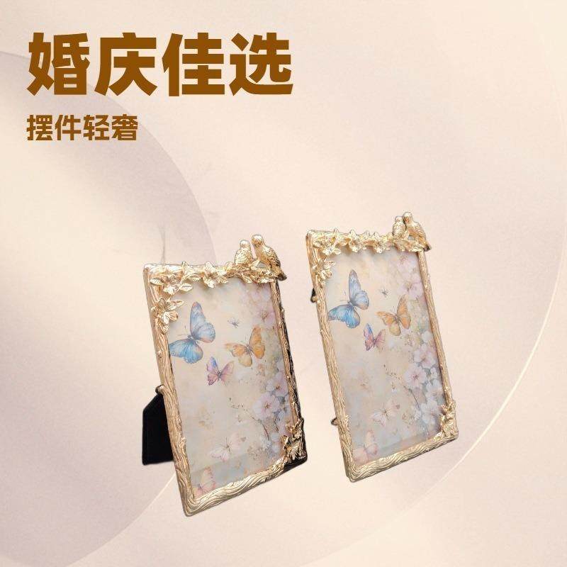 立体时尚浅金色金属相框，样相板房软装摆摆件829金属台框,淘宝优惠券,粉丝福利购,淘宝优惠卷