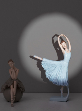 芭蕾女孩人物家居钢琴装饰摆件创意生日礼物跳舞天使客厅房间摆设