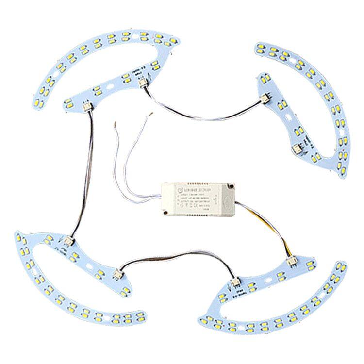 吊扇灯风扇灯专用光源led透镜光源吸顶灯贴片灯芯圆形改造灯板,淘宝优惠券,粉丝福利购,淘宝优惠卷