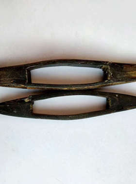 民俗物件老梭子织布机配件杆饰品缯线轴纺车摆件纺织缠复古顶竺