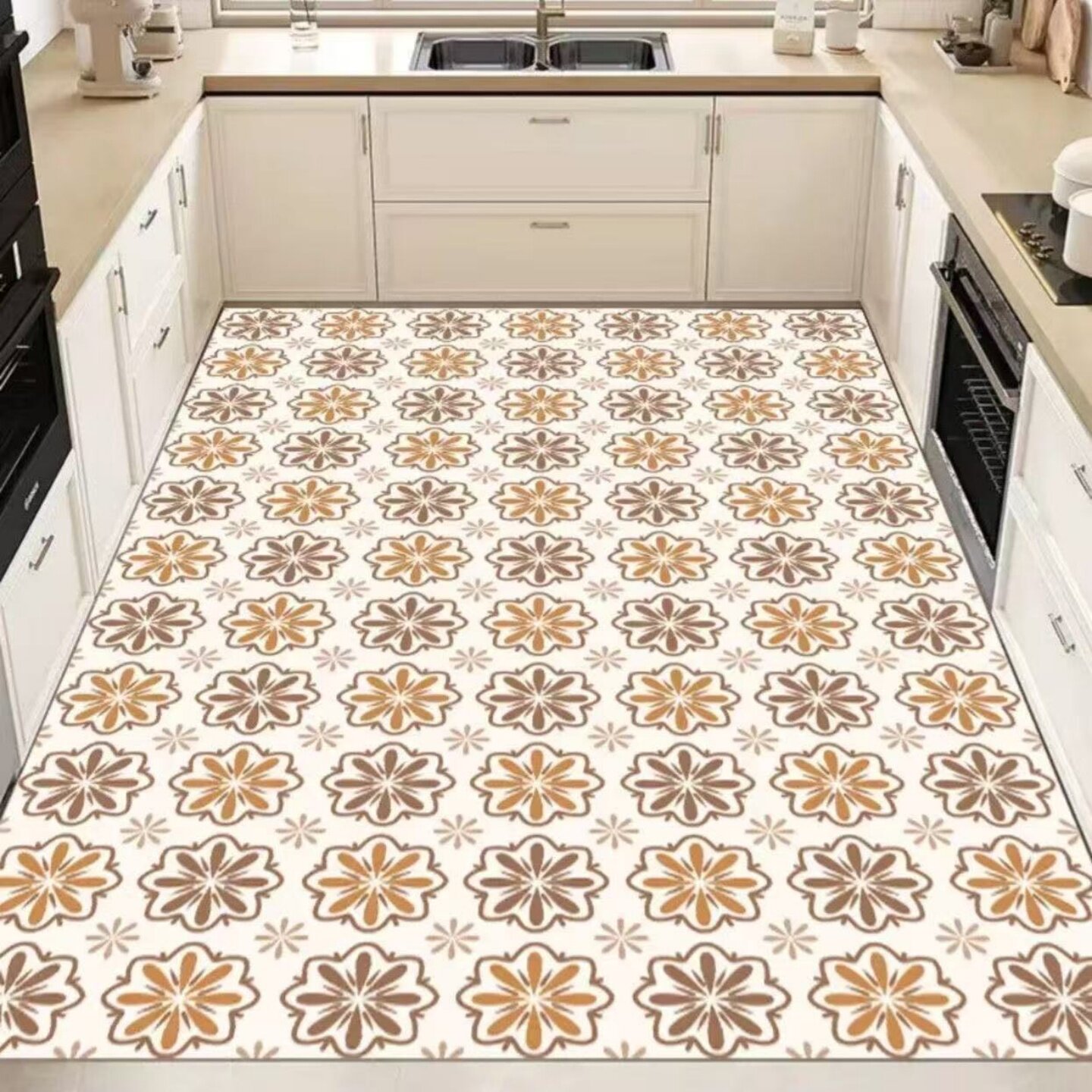 Kitchen PVC oil-proof, waterproof, no-wash, dirt-resistant floor mat