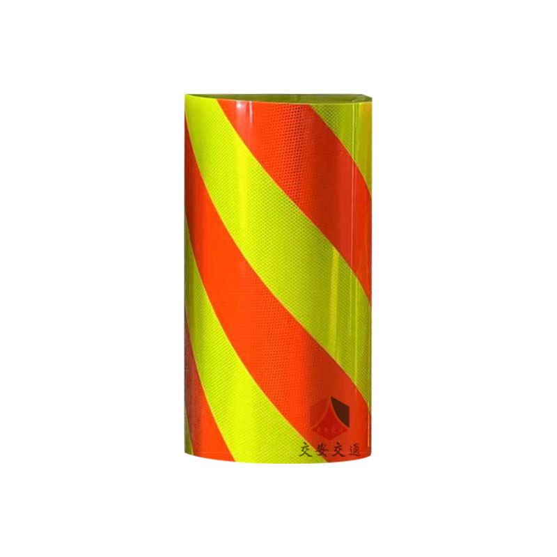 3D立面标记 警示反光分道体 定制非机动车护栏端头标识 警示标 - 图3