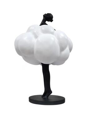 朵大人物落板装饰AWX雕塑样云间售楼处客厅儿童房客厅玄关橱窗地