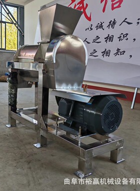生姜黄精商用榨汁机 大型苹果梨破碎压榨机 工业蔬菜水果挤汁机