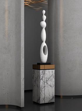 DS-2024-酒店大堂品创抽意象雕塑艺术摆件样板间会所室内玄装关落