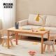 Weijia Kindergarten Tables and Chairs Children's Study Table Home Baby Table Solid Wood Desk Handmade Toy Table
