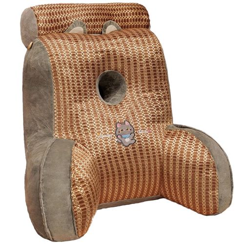 夏季凉席床头靠垫软包孕妇护腰靠枕大靠背沙发床上宿舍学生腰垫 - 图3