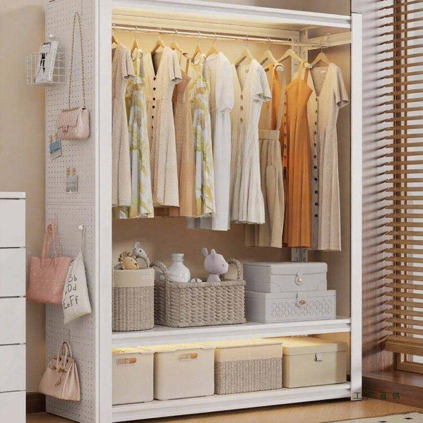 家用置物架衣货架衣柜简易组装开式卧架室EYE放挂衣租房卧室收纳,淘宝优惠券,粉丝福利购,淘宝优惠卷